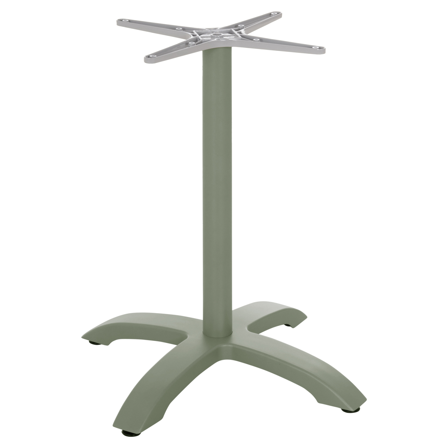 basi-aloyminioy-fb946028-prasino-66x66x7 ΒΑΣΗ ΑΛΟΥΜΙΝΙΟΥ HM460.28 ΠΡΑΣΙΝΟ 66x66x72Υεκ. ΜΕ ΣΤΑΥΡΟ 48Χ48εκ. - Image 1