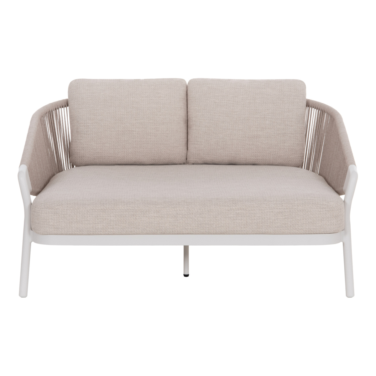 DAYBED ΣΕΙΡΑ XANTION HM6474.02 ΛΕΥΚΟ ΑΛΟΥΜΙΝΙΟ--ΣΧΟΙΝΙ--OLEFIN 157x147x88Υεκ - Image 3