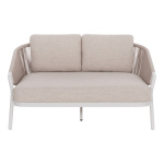 DAYBED ΣΕΙΡΑ XANTION HM6474.02 ΛΕΥΚΟ ΑΛΟΥΜΙΝΙΟ--ΣΧΟΙΝΙ--OLEFIN 157x147x88Υεκ - Image 3