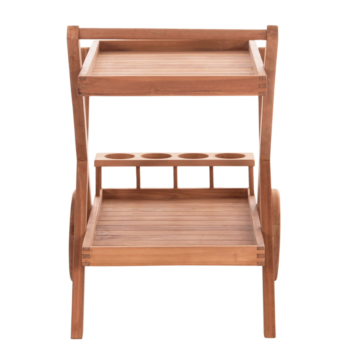 ΔΙΣΚΟΣ ΣΕΡΒΙΡΙΣΜΑΤΟΣ ΣΕ ΤΡΟΛΕΥ ALFRED HM4579 ΞΥΛΟ TEAK--ΦΥΣΙΚΟ 86x56x80Υεκ. - Image 4