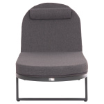 ΕΠΑΓΓΕΛΜATIKH ΞΑΠΛΩΣΤΡΑ MALLOW HM10715.03 ΣΚΟΥΡΟ ΓΚΡΙ ΑΛΟΥΜΙΝΙΟ & ΜΑΞΙΛΑΡΙ 198x71x103Υεκ - Image 3