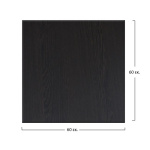 ΕΠΙΦΑΝΕΙΑ ΤΡΑΠΕΖΙΟΥ WERZALIT 60Χ60Χ3.5εκ. ΣΕ WENGE ΧΡΩΜΑ HM5229.03 - Image 2