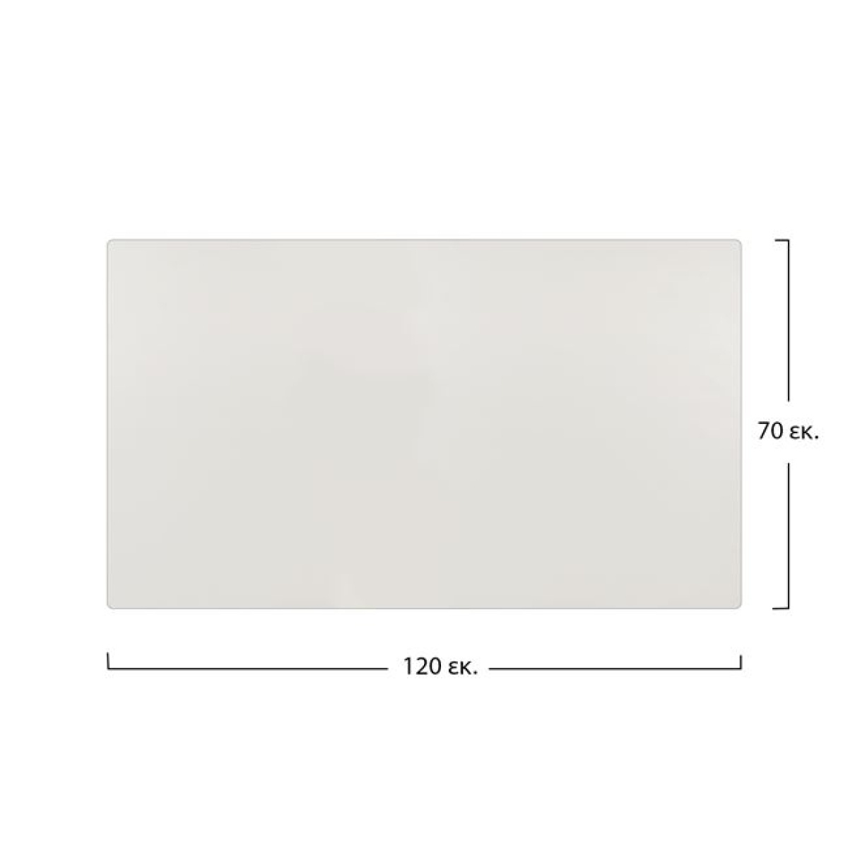 ΕΠΙΦΑΝΕΙΑ ΤΡΑΠΕΖΙΟΥ HM5163.01 COMPACT HPL 120X70 εκ. ΛΕΥΚΗ - Image 2