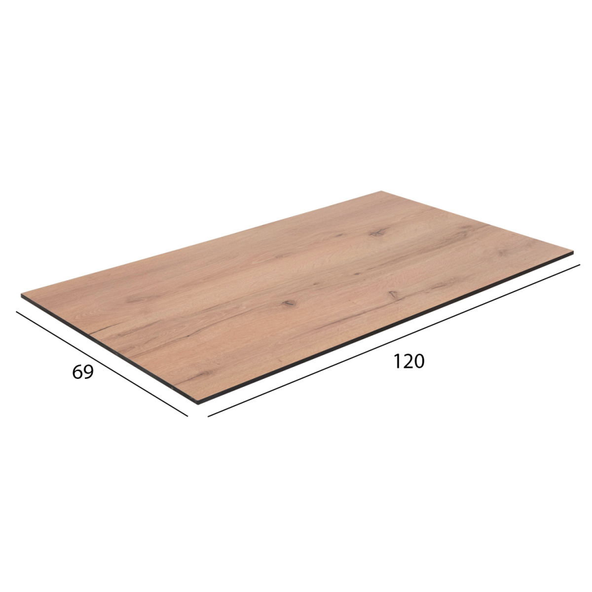 ΕΠΙΦΑΝΕΙΑ ΤΡΑΠΕΖΙΟΥ HPL HM5840.17 ΦΥΣΙΚΟ 120x69 εκ. ΠΑΧΟΥΣ 12mm. - Image 2