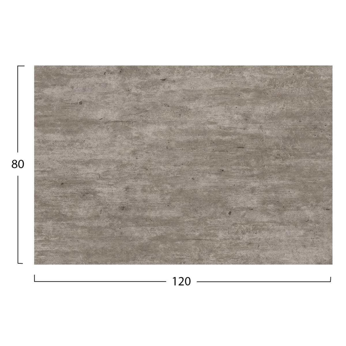ΕΠΙΦΑΝΕΙΑ ΤΡΑΠΕΖΙΟΥ HPL ΟΡΘΟΓΩΝΙΑ HM5840.37 CONCRETE 120x80εκ. - Image 2