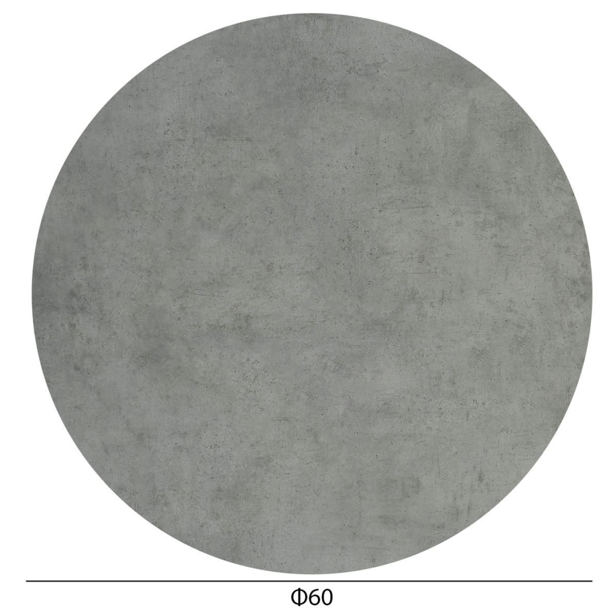 ΕΠΙΦΑΝΕΙΑ ΤΡΑΠΕΖΙΟΥ HPL ΣΤΡΟΓΓΥΛΗ HM5841.32 CEMENT Φ60εκ. - Image 2