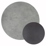 ΕΠΙΦΑΝΕΙΑ ΤΡΑΠΕΖΙΟΥ HPL ΣΤΡΟΓΓΥΛΗ HM5842.32 CEMENT Φ70εκ.