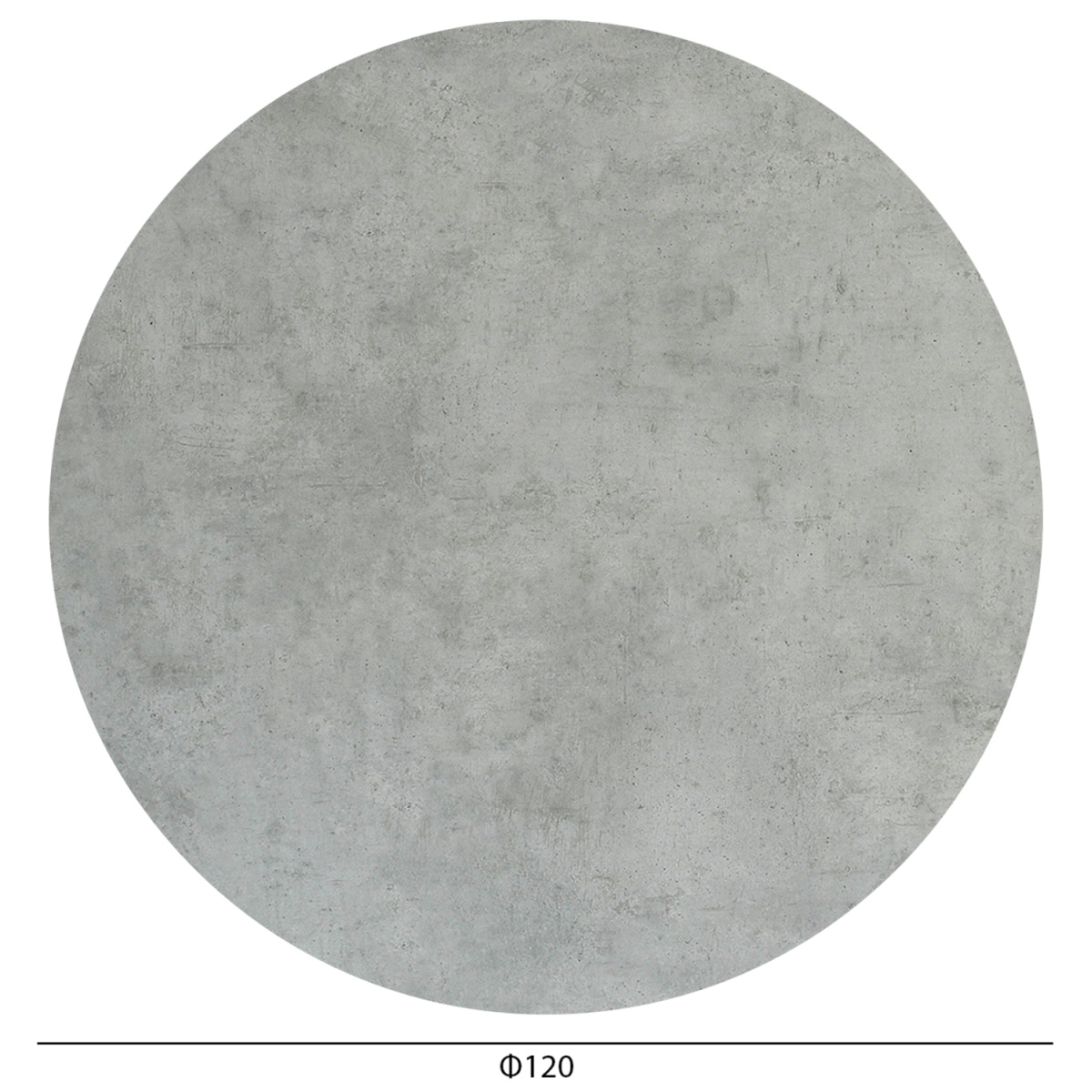 ΕΠΙΦΑΝΕΙΑ ΤΡΑΠΕΖΙΟΥ HPL ΣΤΡΟΓΓΥΛΗ HM6351.32 CEMENT Φ120εκ. - Image 2