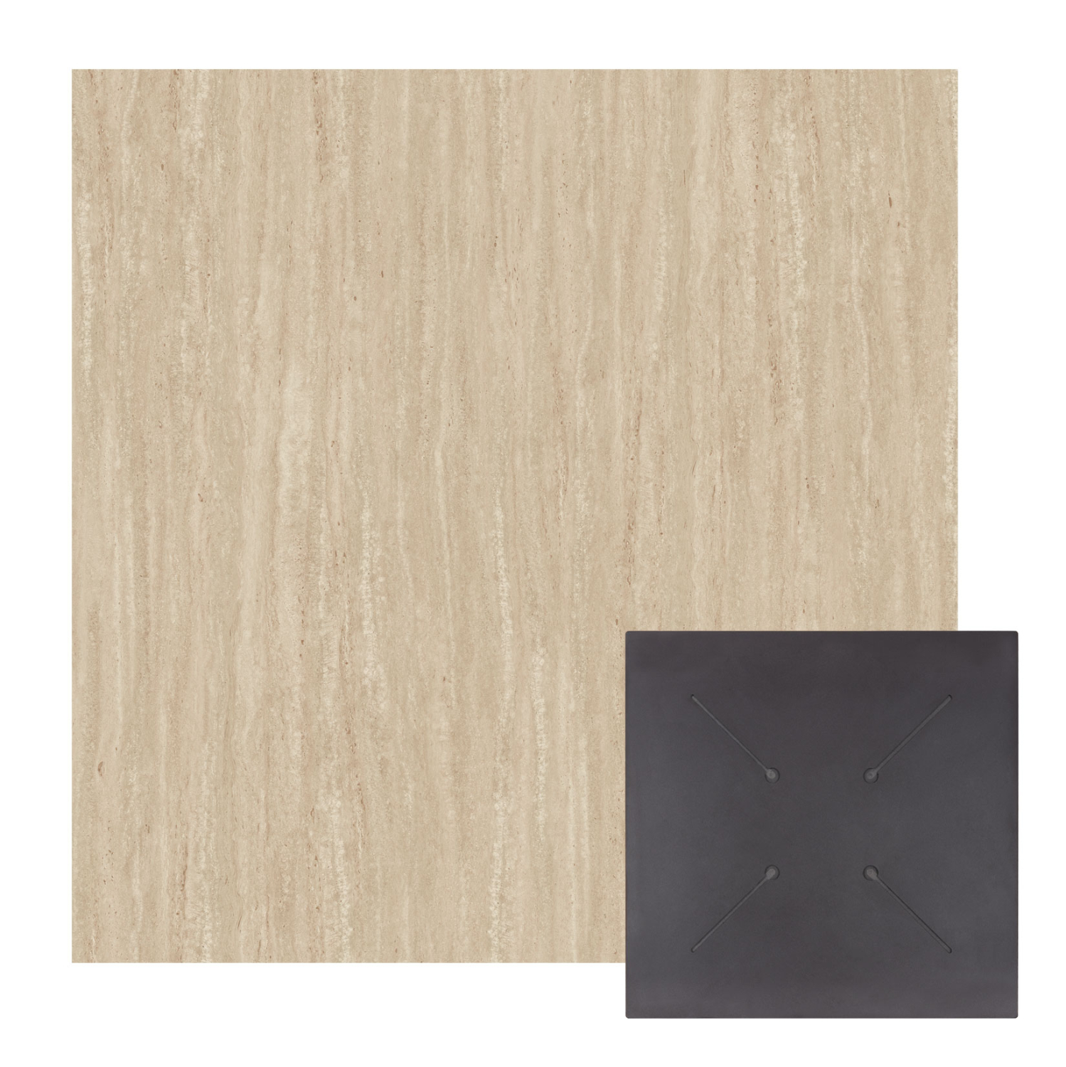 epifaneia-trapezioy-hpl-tetragoni-fb9583-11 ΕΠΙΦΑΝΕΙΑ ΤΡΑΠΕΖΙΟΥ HPL ΤΕΤΡΑΓΩΝΗ HM5837.35 TRAVERTINE 60x60εκ. - Image 1