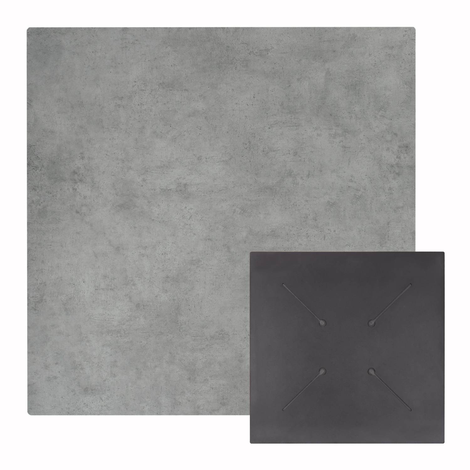 epifaneia-trapezioy-hpl-tetragoni-fb9583-7 ΕΠΙΦΑΝΕΙΑ ΤΡΑΠΕΖΙΟΥ HPL ΤΕΤΡΑΓΩΝΗ HM5837.32 CEMENT 60x60εκ. - Image 1