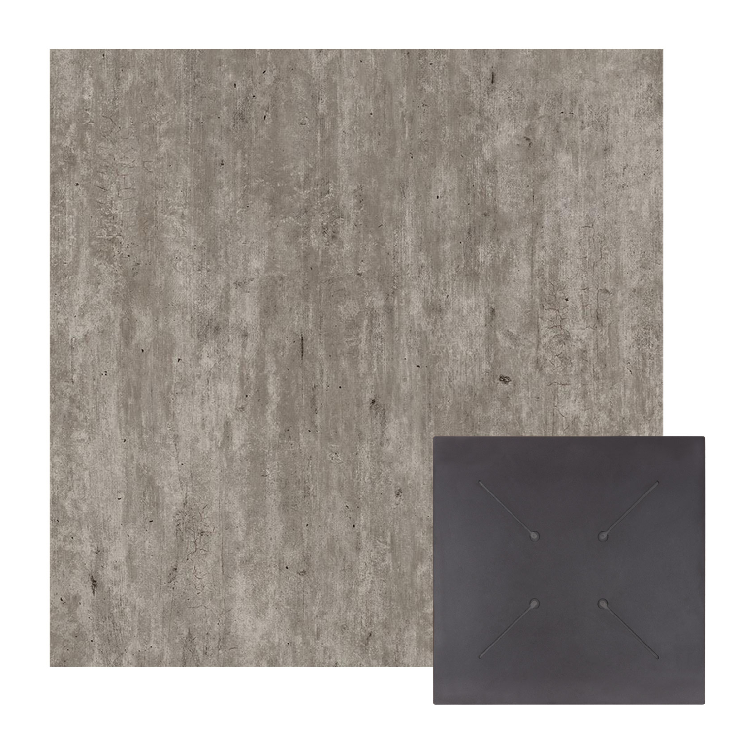 epifaneia-trapezioy-hpl-tetragoni-fb9583-9 ΕΠΙΦΑΝΕΙΑ ΤΡΑΠΕΖΙΟΥ HPL ΤΕΤΡΑΓΩΝΗ HM5837.37 CONCRETE 60x60εκ. - Image 1