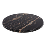 ΕΠΙΦΑΝΕΙΑ ΤΡΑΠΕΖΙΟΥ Φ60Χ2.5εκ. 5787 WERZALIT BLACK GOLD MARBLE HM5227.15 - Image 3