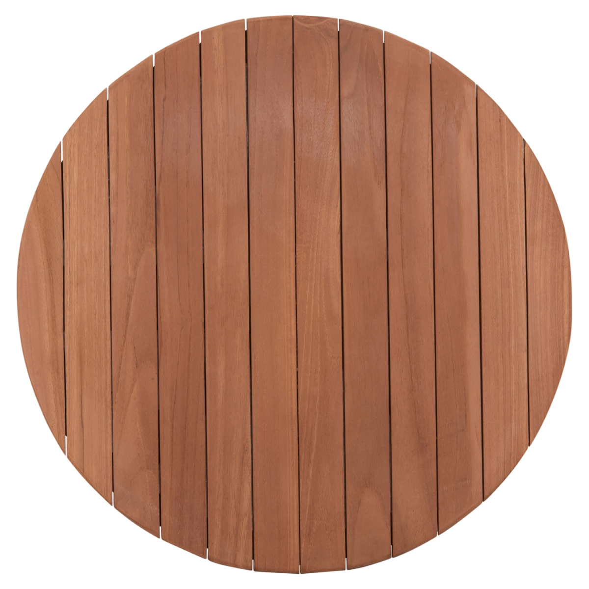 ΕΠΙΦΑΝΕΙΑ ΤΡΑΠΕΖΙΟΥ ΣΤΡΟΓΓΥΛΗ HM18132 ΞΥΛΟ TEAK--ΦΥΣΙΚΟ Φ60x4(πάχος)εκ. - Image 3