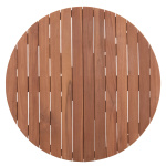 ΕΠΙΦΑΝΕΙΑ ΤΡΑΠΕΖΙΟΥ ΣΤΡΟΓΓΥΛΗ HM18133 ΞΥΛΟ TEAK--ΦΥΣΙΚΟ Φ70x4(πάχος)εκ. - Image 3