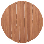 ΕΠΙΦΑΝΕΙΑ ΤΡΑΠΕΖΙΟΥ ΣΤΡΟΓΓΥΛΗ HM18134 ΞΥΛΟ TEAK--ΦΥΣΙΚΟ Φ80x4(πάχος)εκ. - Image 3