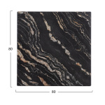 ΕΠΙΦΑΝΕΙΑ ΤΡΑΠΕΖΙΟΥ WERZALIT 80Χ80Χ3.5εκ. BLACK GOLD MARBLE HM5231.15 - Image 2