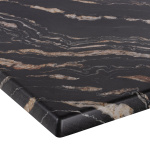 ΕΠΙΦΑΝΕΙΑ ΤΡΑΠΕΖΙΟΥ WERZALIT 80Χ80Χ3.5εκ. BLACK GOLD MARBLE HM5231.15 - Image 4