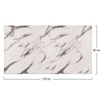 ΕΠΙΦΑΝΕΙΑ ΤΡΑΠΕΖΙΟΥ WERZALIT 120Χ80Χ3.5εκ. MARBLE WHITE-GREY 5657 HM5630.11 - Image 2