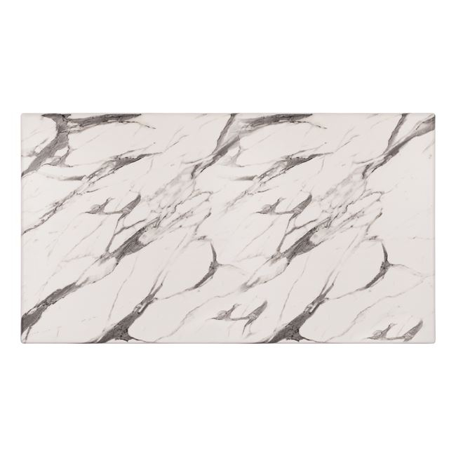 epifaneia-trapezioy-werzalit-120ch80-mar ΕΠΙΦΑΝΕΙΑ ΤΡΑΠΕΖΙΟΥ WERZALIT 120Χ80Χ3.5εκ. MARBLE WHITE-GREY 5657 HM5630.11 - Image 1
