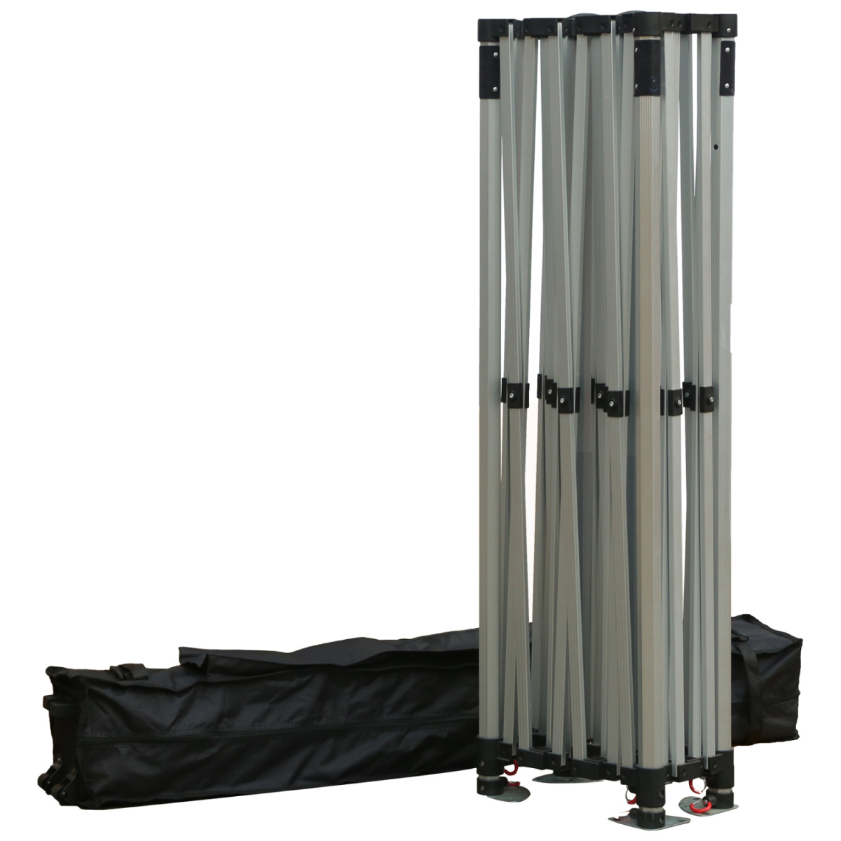 GAZEBO ΕΠΑΓΓΕΛΜΑΤΙΚΟ ΒΑΡΕΩΣ ΤΥΠΟΥ CRESSEN HM21098 ΠΤΥΣΣΟΜΕΝΟ ΑΛΟΥΜΙΝΙΟΥ 3x4,5x3,4Yμ - Image 3