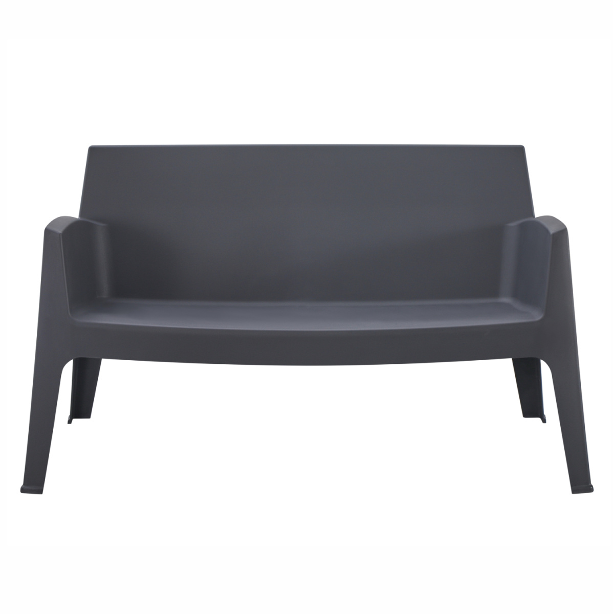 ΚΑΝΑΠΕΣ 2-ΘΕΣΙΟΣ ΠΟΛΥΠΡΟΠΥΛΕΝΙΟΥ SLEEK HM6366.10 ΧΡΩΜΑ ΓΚΡΙ 133x68x73Υεκ. - Image 3