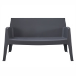 ΚΑΝΑΠΕΣ 2-ΘΕΣΙΟΣ ΠΟΛΥΠΡΟΠΥΛΕΝΙΟΥ SLEEK HM6366.10 ΧΡΩΜΑ ΓΚΡΙ 133x68x73Υεκ. - Image 3