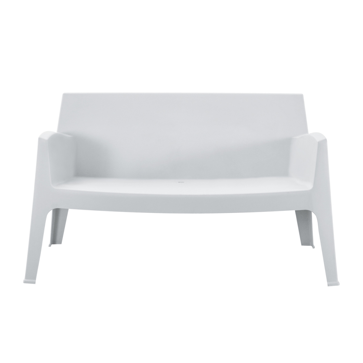 ΚΑΝΑΠΕΣ 2-ΘΕΣΙΟΣ ΠΟΛΥΠΡΟΠΥΛΕΝΙΟΥ SLEEK HM6366.01 ΧΡΩΜΑ ΛΕΥΚΟ 133x68x73Υεκ. - Image 3