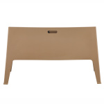 ΚΑΝΑΠΕΣ 2-ΘΕΣΙΟΣ ΠΟΛΥΠΡΟΠΥΛΕΝΙΟΥ SLEEK HM6366.03 ΧΡΩΜΑ ΚΑΠΟΥΤΣΙΝΟ 133x68x73Υεκ. - Image 4