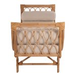 ΚΑΝΑΠΕΣ ΕΞΩΤΕΡΙΚΟΥ ΧΩΡΟΥ CHARMELLA HM9659 ΦΥΣΙΚΟ RATTAN-ΜΠΕΖ ΜΑΞΙΛΑΡΙΑ 187x69x76Yεκ. - Image 4