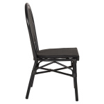ΚΑΡΕΚΛΑ ΑΛΟΥΜΙΝΙΟΥ TRENT BAMBOO LOOK ΜΕ TEXTLINE 45x57x88 εκ. HM5052 - Image 4
