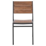 ΚΑΡΕΚΛΑ ΑΛΟΥΜΙΝΙΟΥ SAGA HM6063.02 ΣΚΟΥΡΟ ΓΚΡΙ ΜΕ POLYWOOD 46x52x86Υεκ. - Image 3