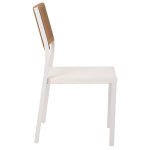 ΚΑΡΕΚΛΑ ΑΛΟΥΜΙΝΙΟΥ ΛΕΥΚΗ ΜΠΕΖ RATTAN & TEXTLINE HM5921.02 46x55,5x83Yεκ. - Image 4