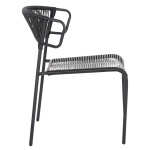 ΚΑΡΕΚΛΑ SUKI HM6053.02 ΜΕΤΑΛΛO KAI ΣΥΝΘΕΤΙΚΟ RATTAN ΣΕ ΜΑΥΡΟ 54x62x80Υεκ - Image 4