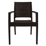ΠΟΛΥΘΡΟΝΑ ΠΟΛΥΠΡΟΠΥΛΕΝΙΟΥ ΒΑΡΕΩΣ ΤΥΠΟΥ KAGANU DARK BROWN HM5134.09 57x55,5x89 εκ. - Image 3