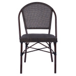 ΚΑΡΕΚΛΑ PRETORIA ΜΕΤΑΛΛΙΚΗ BAMBOO LOOK ΚΑΦΕ HM5718 54x62x89 εκ. - Image 3