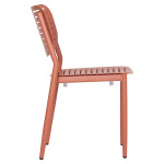 ΚΑΡΕΚΛΑ ΤΡΑΠΕΖΑΡΙΑΣ HILLIARD HM6645.08 ΑΛΟΥΜΙΝΙΟ ΣΕ TERRACOTTA 46x54x78Υεκ - Image 4