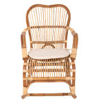 ΚΟΥΝΙΣΤΗ ΠΟΛΥΘΡΟΝΑ ΜΕ ΜΑΞΙΛΑΡΙ SANTA FE RATTAN HM9343 60x103x90Υ εκ. - Image 3