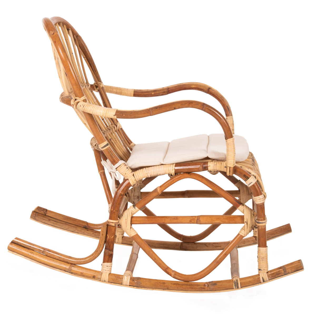 ΚΟΥΝΙΣΤΗ ΠΟΛΥΘΡΟΝΑ ΜΕ ΜΑΞΙΛΑΡΙ SANTA FE RATTAN HM9343 60x103x90Υ εκ. - Image 4