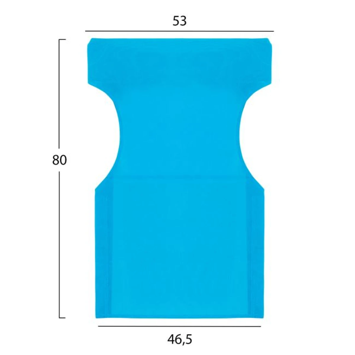 ΜΑΞΙΛΑΡΙ TEXTILENE 600gr/m2 2X1 ΓΑΛΑΖΙΟ ΓΙΑ ΠΟΛΥΘΡΟΝΑ ΣΚΗΝΟΘΕΤΗ HM5272.08 46.5Χ53Χ80Υεκ. - Image 2