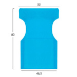 ΜΑΞΙΛΑΡΙ TEXTILENE 600gr/m2 2X1 ΓΑΛΑΖΙΟ ΓΙΑ ΠΟΛΥΘΡΟΝΑ ΣΚΗΝΟΘΕΤΗ HM5272.08 46.5Χ53Χ80Υεκ. - Image 2