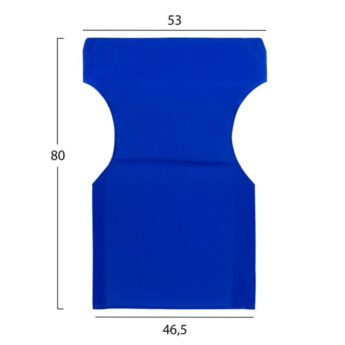 ΜΑΞΙΛΑΡΙ TEXTILENE 600gr/m2 2X1 ΜΠΛΕ ΓΙΑ ΠΟΛΥΘΡΟΝΑ ΣΚΗΝΟΘΕΤΗ HM5272.01 46.5Χ53Χ80Υεκ. - Image 2