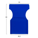 ΜΑΞΙΛΑΡΙ TEXTILENE 600gr/m2 2X1 ΜΠΛΕ ΓΙΑ ΠΟΛΥΘΡΟΝΑ ΣΚΗΝΟΘΕΤΗ HM5272.01 46.5Χ53Χ80Υεκ. - Image 2