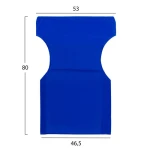 ΜΑΞΙΛΑΡΙ TEXTILENE 600gr/m2 2X1 ΜΠΛΕ ΓΙΑ ΠΟΛΥΘΡΟΝΑ ΣΚΗΝΟΘΕΤΗ HM5272.01 46.5Χ53Χ80Υεκ. - Image 2