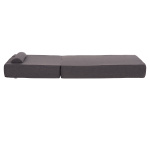 ΜΑΞΙΛΑΡΙ ΞΑΠΛΩΣΤΡΑΣ KIHEI HM21094.03 OLEFIN ΣΚΟΥΡΟ ΓΚΡΙ ΜΕ FOAM 198x70x20Υεκ - Image 4