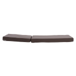 ΜΑΞΙΛΑΡΙ ΞΑΠΛΩΣΤΡΑΣ POLYESTER SIFNOS ΓΚΡΙ HM11235.10P 190x70x11 εκ. - Image 4