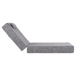 ΜΑΞΙΛΑΡΙ ΞΑΠΛΩΣΤΡΑΣ TEXTILENE SIFNOS ΓΚΡΙ HM11761.10 200(120+80)x70x20Yεκ. - Image 4