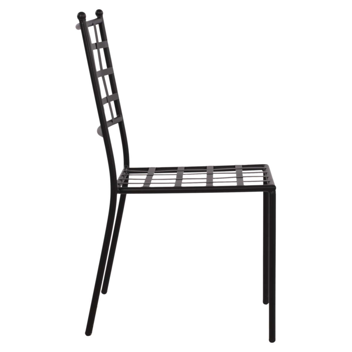 ΜΕΤΑΛΛΙΚΗ ΚΑΡΕΚΛΑ EMERY HM5509 ΣΕ ΜΑΥΡΗ ΑΠΟΧΡΩΣΗ 46x58x88  cm - Image 4