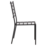 ΜΕΤΑΛΛΙΚΗ ΚΑΡΕΚΛΑ EMERY HM5509 ΣΕ ΜΑΥΡΗ ΑΠΟΧΡΩΣΗ 46x58x88  cm - Image 4