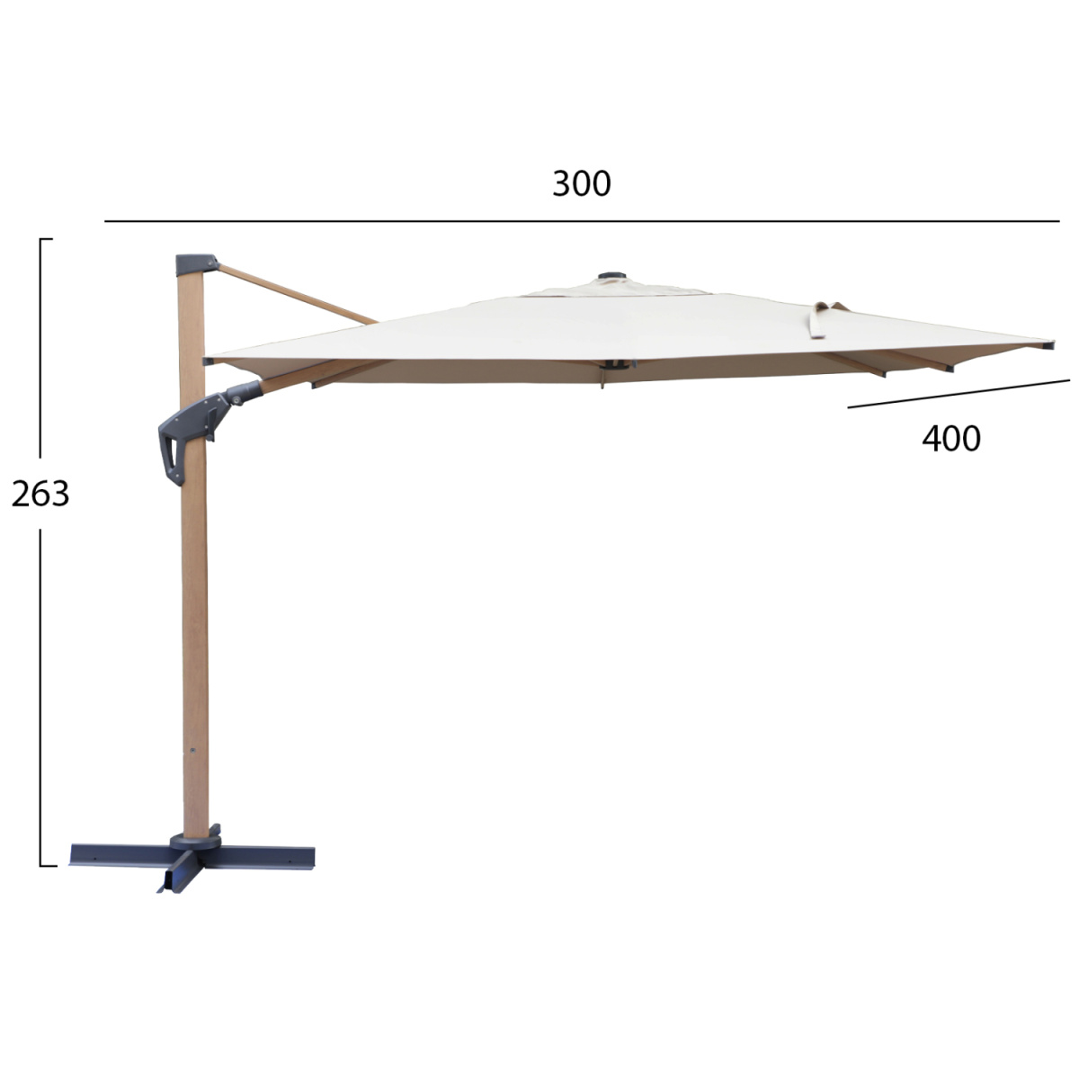 ΟΜΠΡΕΛΑ JAVANTE HM6620.02 HEAT TRANSFER ΑΛΟΥΜ.--ΜΠΕΖ ΠΑΝΙ 300x400x263Yεκ - Image 2