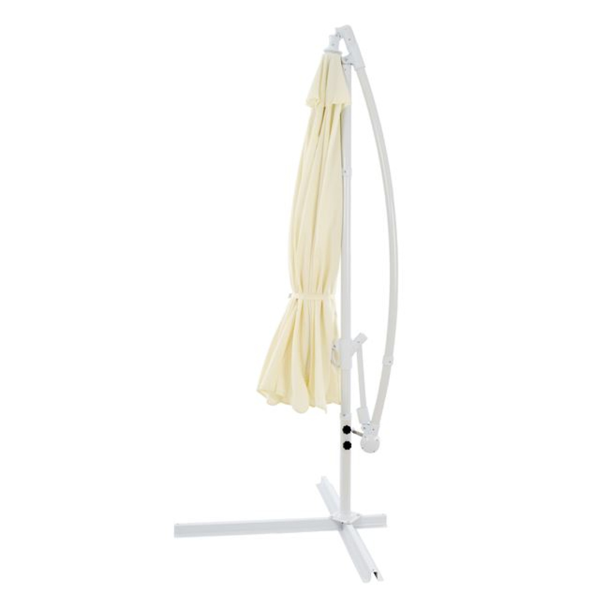 ΟΜΠΡΕΛΑ ΚΡΕΜΑΣΤΗ NOBLE Φ300x237cm. ΣΤΡΟΓΓΥΛΗ ΣΕ ΒΑΣΗ ΜΕ 4 ΠΟΔΙΑ HM6008 - Image 3